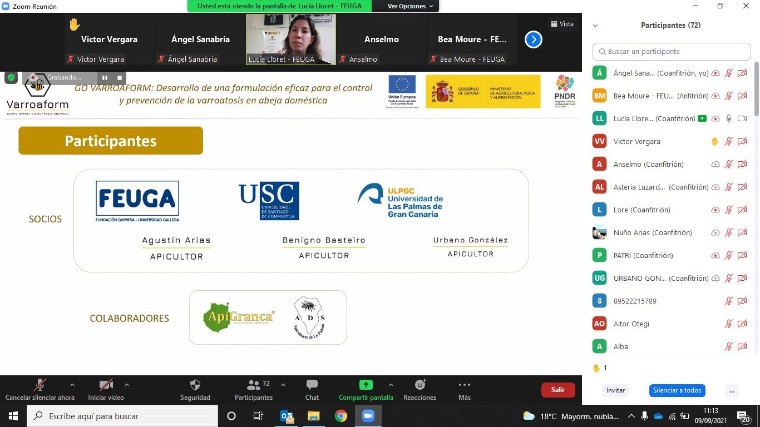 VARROAFORM, en búsqueda de soluciones contra la varroatosis para proteger la abeja doméstica