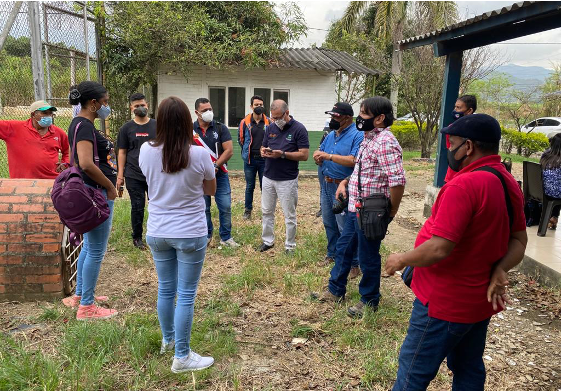 Alcaldía de Palmira realizó una nueva visita en la sede educativa Enrique Olaya Herrera de Piles, para intervenirla desde diversos frentes 