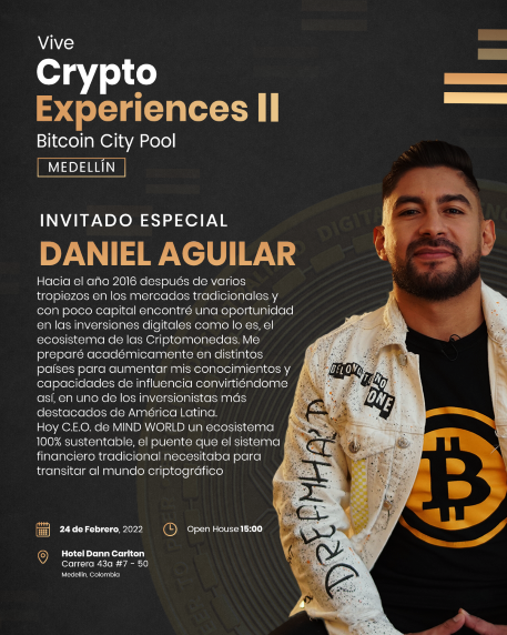 La fintech Mind organiza en Medellín Crypto Experiences II con los más destacados expertos internacionales