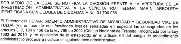 NOTIFICACIÓN POR AVISO – RESOLUCIÓN No 340-59-0419