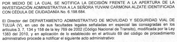 NOTIFICACIÓN POR AVISO – RESOLUCIÓN No 340-59-0422