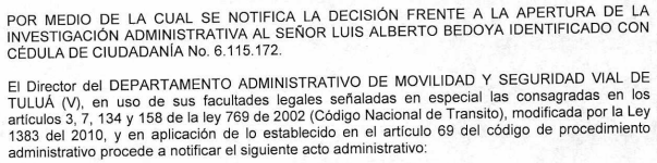 NOTIFICACIÓN POR AVISO – RESOLUCIÓN No 340-59-0423