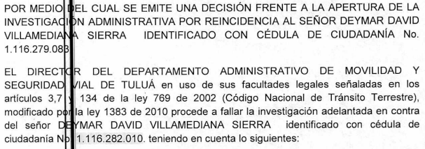 NOTIFICACIÓN POR AVISO – RESOLUCIÓN No 340-59-0657