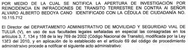 NOTIFICACIÓN POR AVISO – RESOLUCIÓN No 340-59-6312