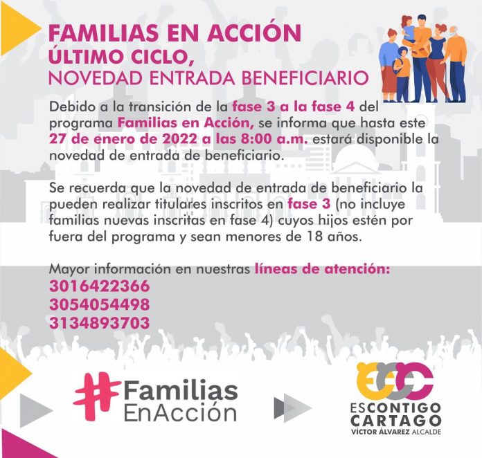 ÚLTIMO CICLO NOVEDAD ENTRADA BENEFICIARIO