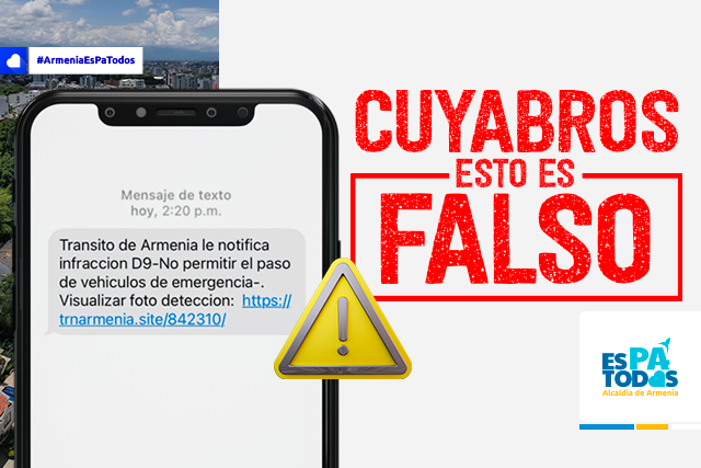 ¡Alerta a la comunidad! SETTA NO notifica infracciones por medio de mensajes de texto