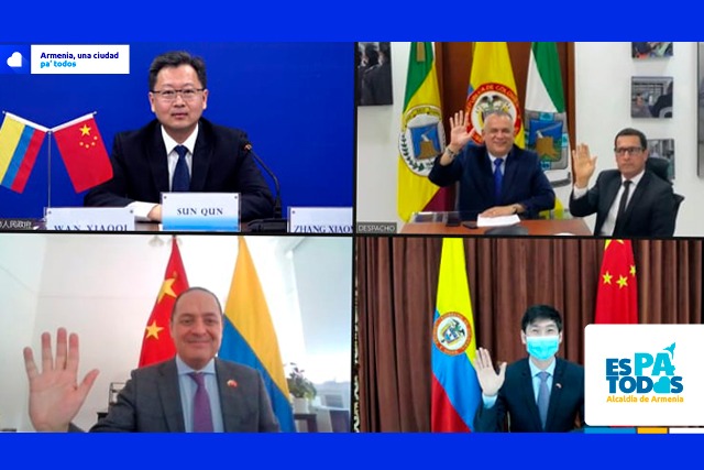 Alcaldes de Armenia y de Kunming, de la República Popular China, firmaron carta de intención para el desarrollo de ciudades hermanas