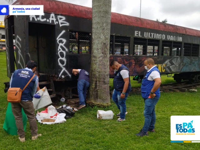 Alcaldía atendió las denuncias ciudadanas y recuperó el vagón del tren en La Cejita
