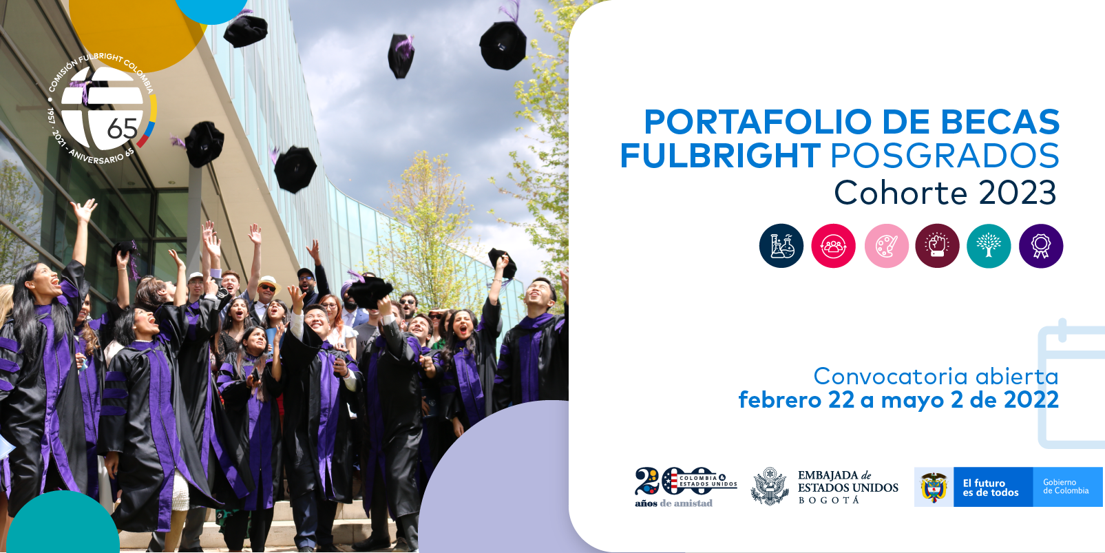 Atención Jóvenes en Acción: ya está abierta la convocatoria 2022 de Becas Fulbright para Posgrado en Estados Unidos de América