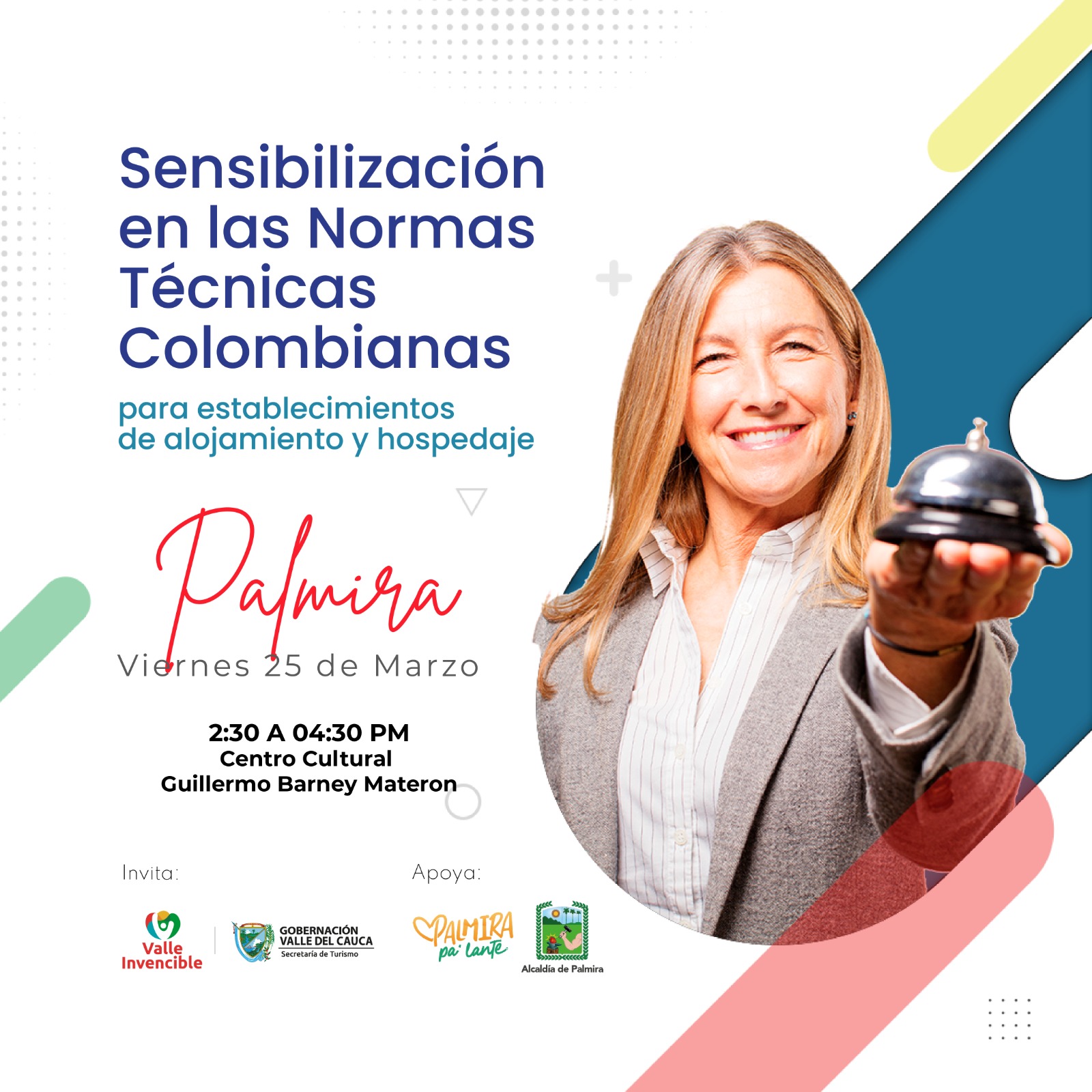 La Dirección de Emprendimiento de la Alcaldía invita a los prestadores de servicios turísticos a una sensibilización sobre la nueva Norma Técnica Colombiana