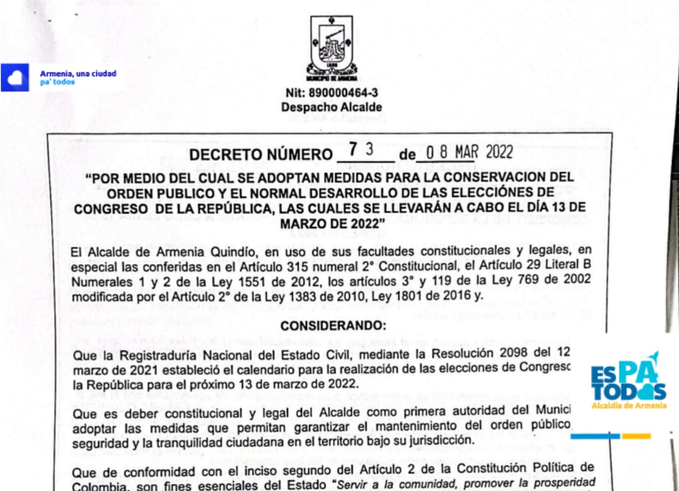 Ley seca y prohibición de productos inflamables, entre las restricciones para el fin de semana de elecciones
