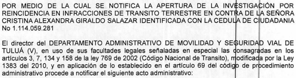 NOTIFICACIÓN POR AVISO – RESOLUCIÓN No 340-59-0666