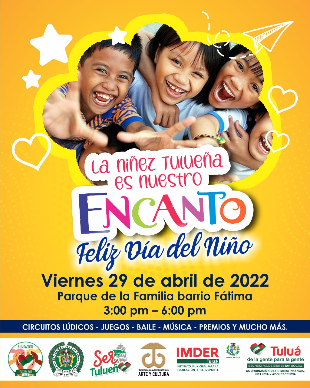 En el Mes del Niño, el gobierno de la gente para la gente llegará a diversos sectores de Tuluá - Alcaldía de Tuluá