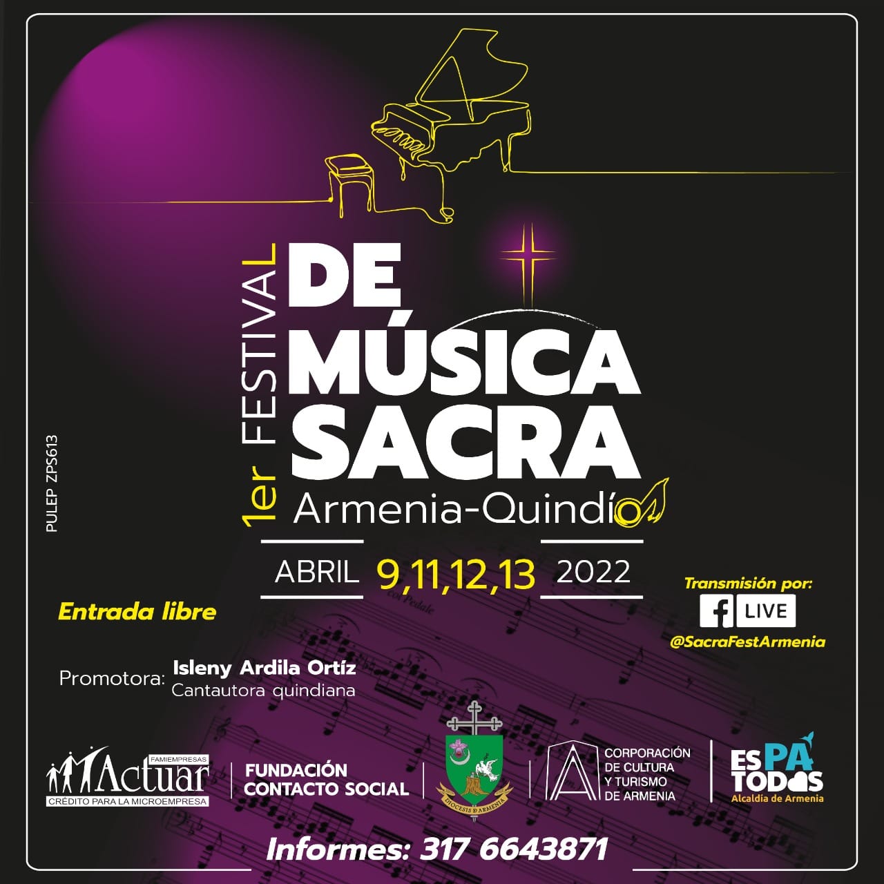 Este sábado se inicia el primer Festival de Música Sacra en Armenia