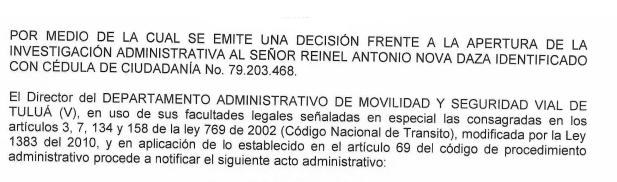 NOTIFICACIÓN POR AVISO-RESOLUCIÓN No340-59-0830