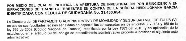 NOTIFICACIÓN POR AVISO – RESOLUCIÓN No. 340-59-0571