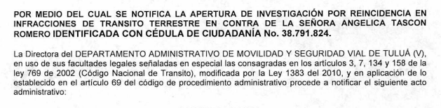 NOTIFICACIÓN POR AVISO – RESOLUCIÓN No. 340-59-0579