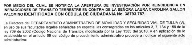NOTIFICACIÓN POR AVISO – RESOLUCIÓN No. 340-59-0581