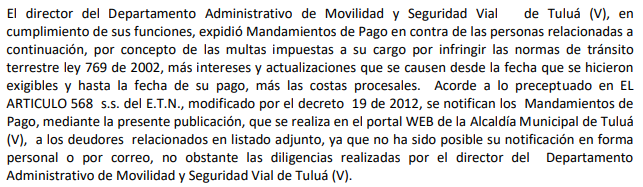 NOTIFICACIÓN POR AVISO – RESOLUCIÓN No 340-59-1813