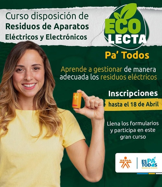 Nuevo curso gratuito de manejo adecuado de residuos electrónicos