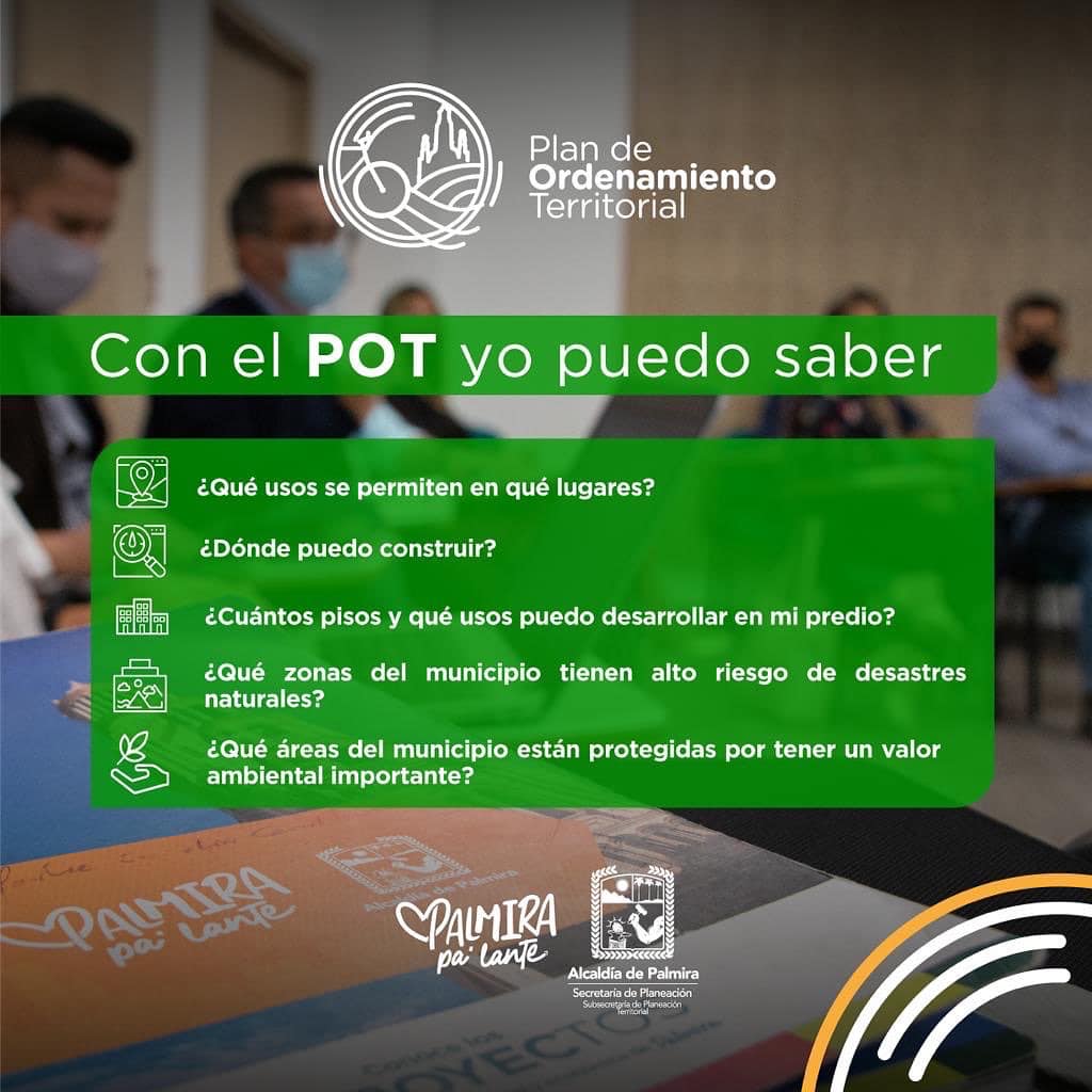 Participa en la fase de formulación del POT