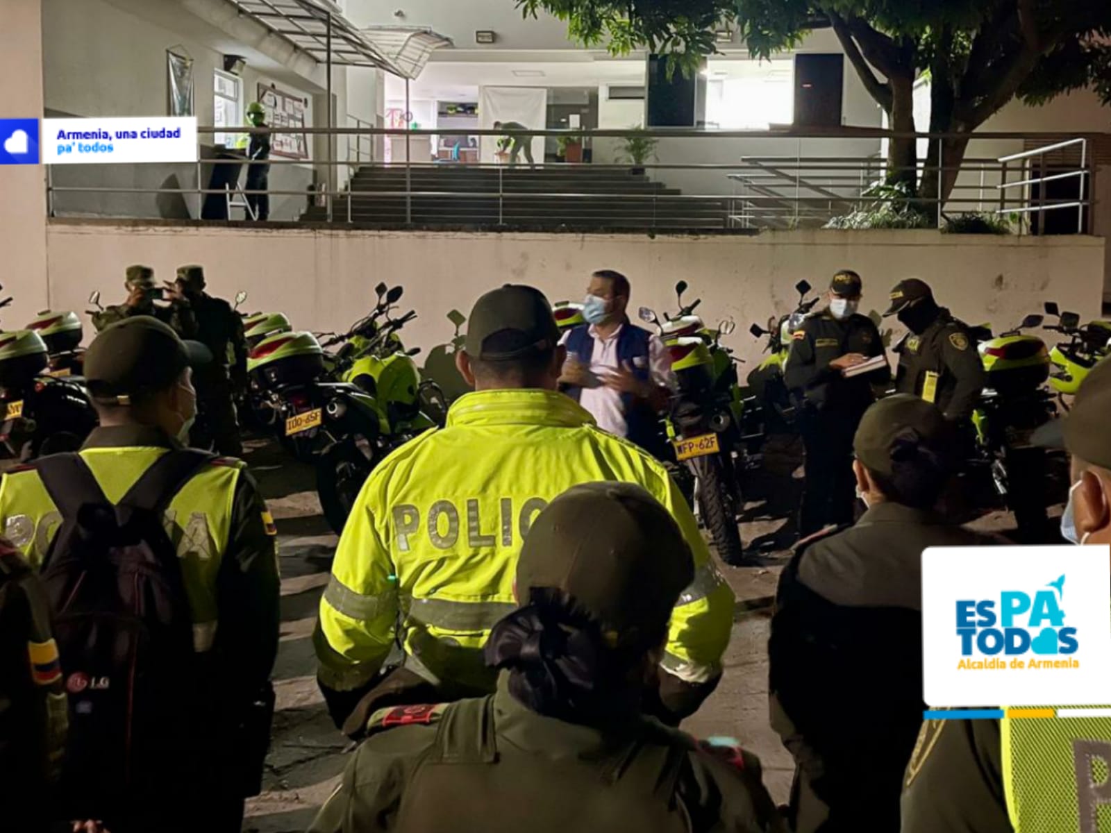 Policía Nacional aumentó a 1.700 el número de efectivos que reforzarán seguridad en Armenia en la Semana Mayor