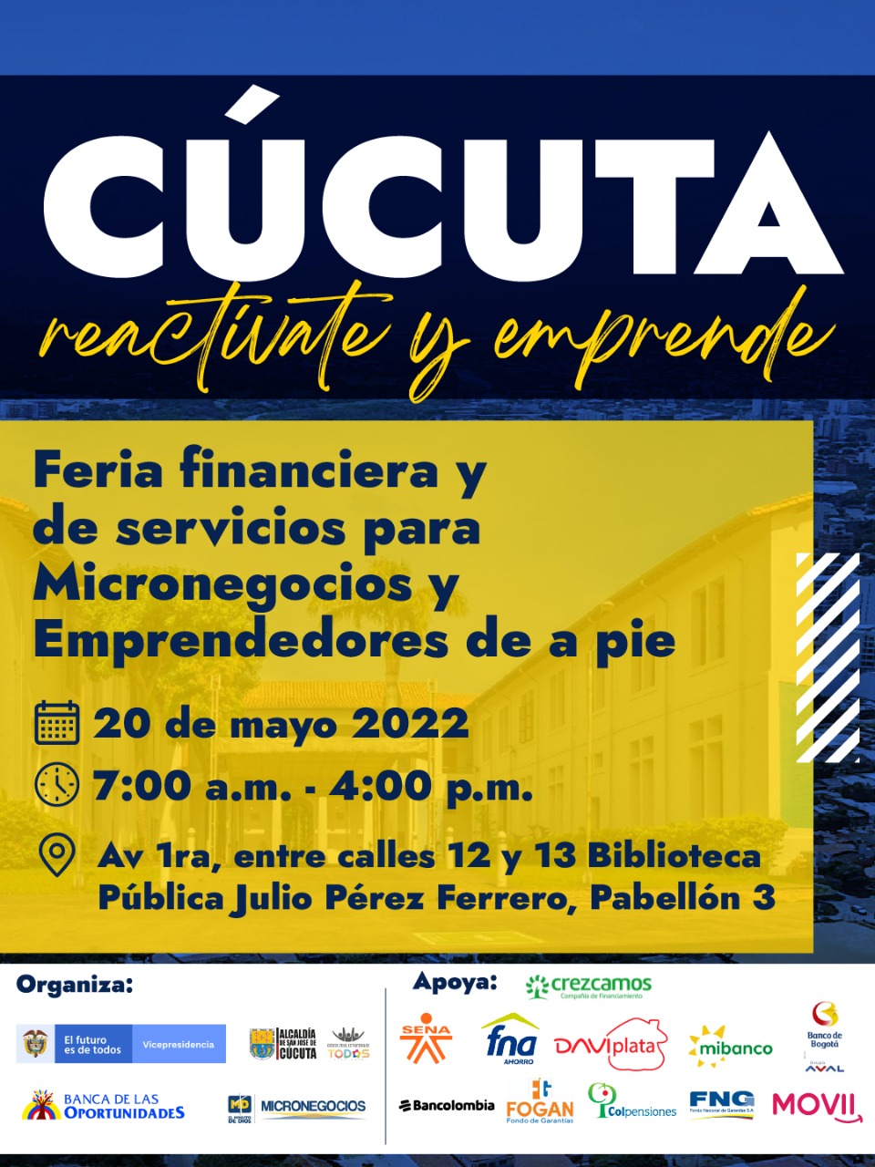 ALCALDÍA Y VICEPRESIDENCIA ORGANIZAN FERIA PARA REACTIVAR LA ECONOMÍA DE CÚCUTA »