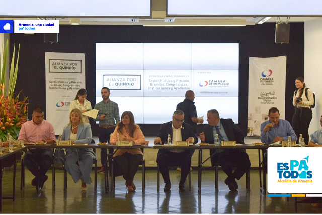 "Este trabajo colaborativo se construye en una agenda de trabajo por la región", alcalde en Alianza por el Quindío