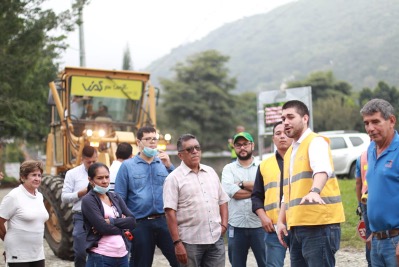 Inician las obras de presupuesto con la construcción de 3459 metros lineales en cunetas de la zona rural