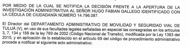 NOTIFICACIÓN POR AVISO – RESOLUCIÓN No. 340-59-2198