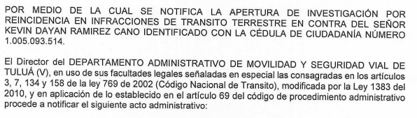 NOTIFICACIÓN POR AVISO – RESOLUCIÓN No. 340-59-2205