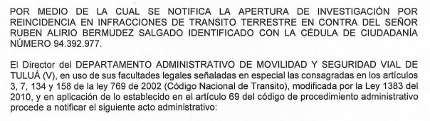 NOTIFICACIÓN POR AVISO – RESOLUCIÓN No. 340-59-2206
