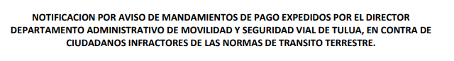 NOTIFICACIÓN POR AVISO – RESOLUCIÓN No. 340-59-2638