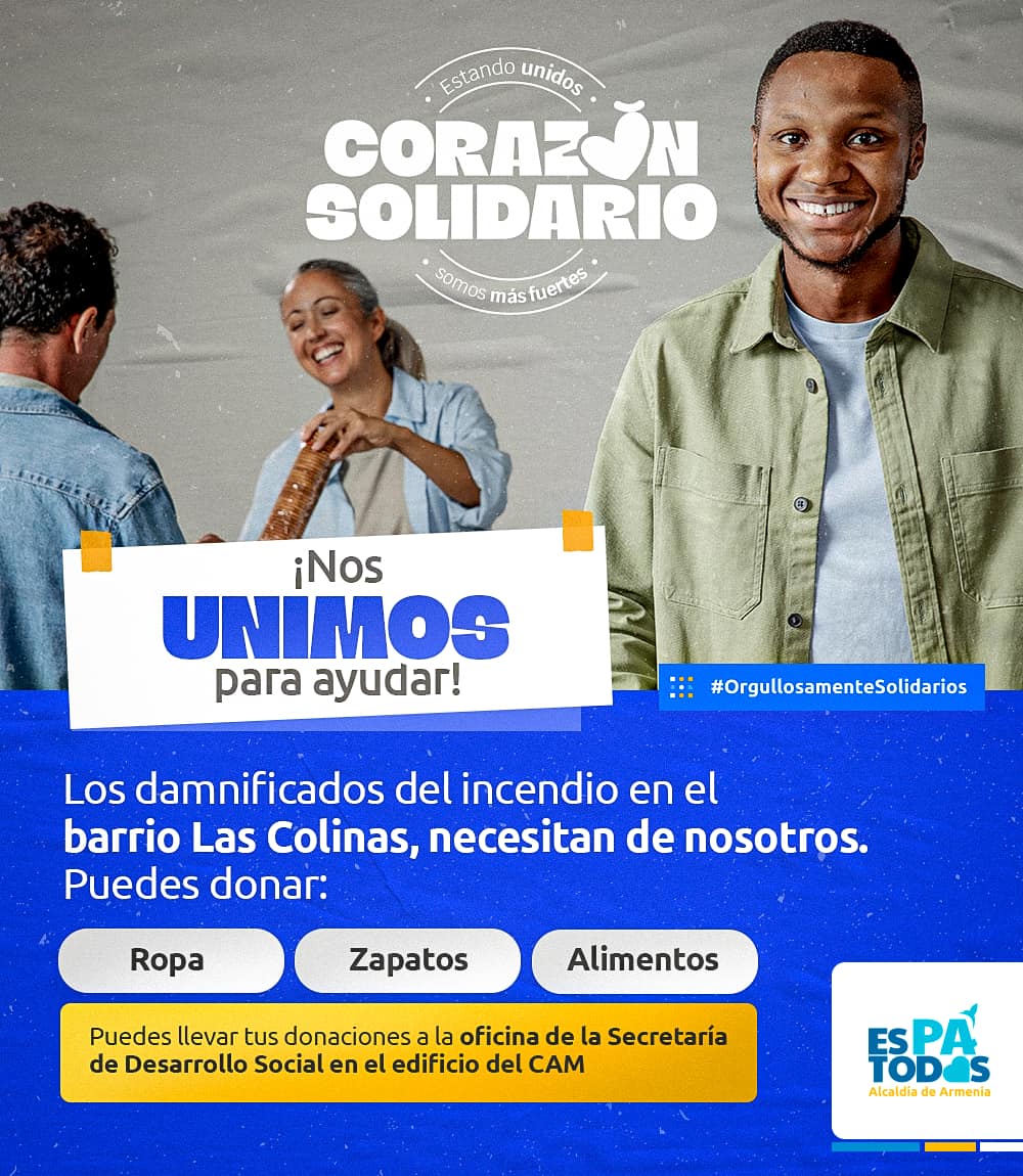 Alcaldía entregó ayudas humanitarias a las familias afectadas en Las Colinas; se lidera campaña para recolectar elementos donados por los cuyabros