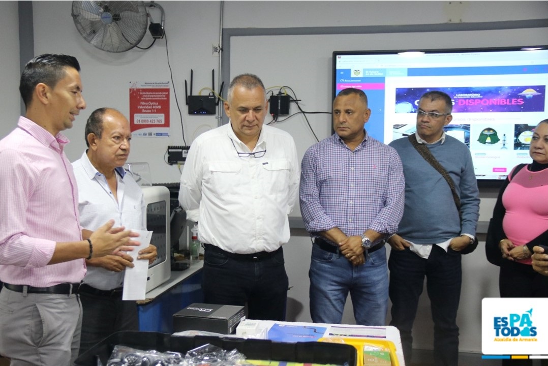 Mañana, Alcalde Ríos Morales continúa con entrega de aulas STEAM en IE Teresita Montes