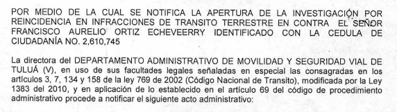 NOTIFICACIÓN POR AVISO – RESOLUCIÓN No. 340-59-1246