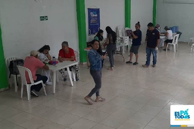 Secretarías de Salud y Gobierno lideraron jornada de atención a población de la comuna 6 de Armenia