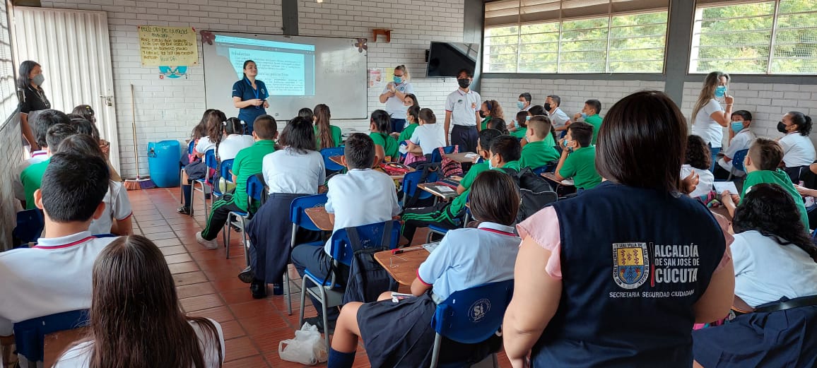 ALCALDÍA TRABAJA EN LA PREVENCIÓN DE RIESGOS PSICOSOCIALES EN NIÑOS Y NIÑAS DE LOS COLEGIOS DE CÚCUTA »