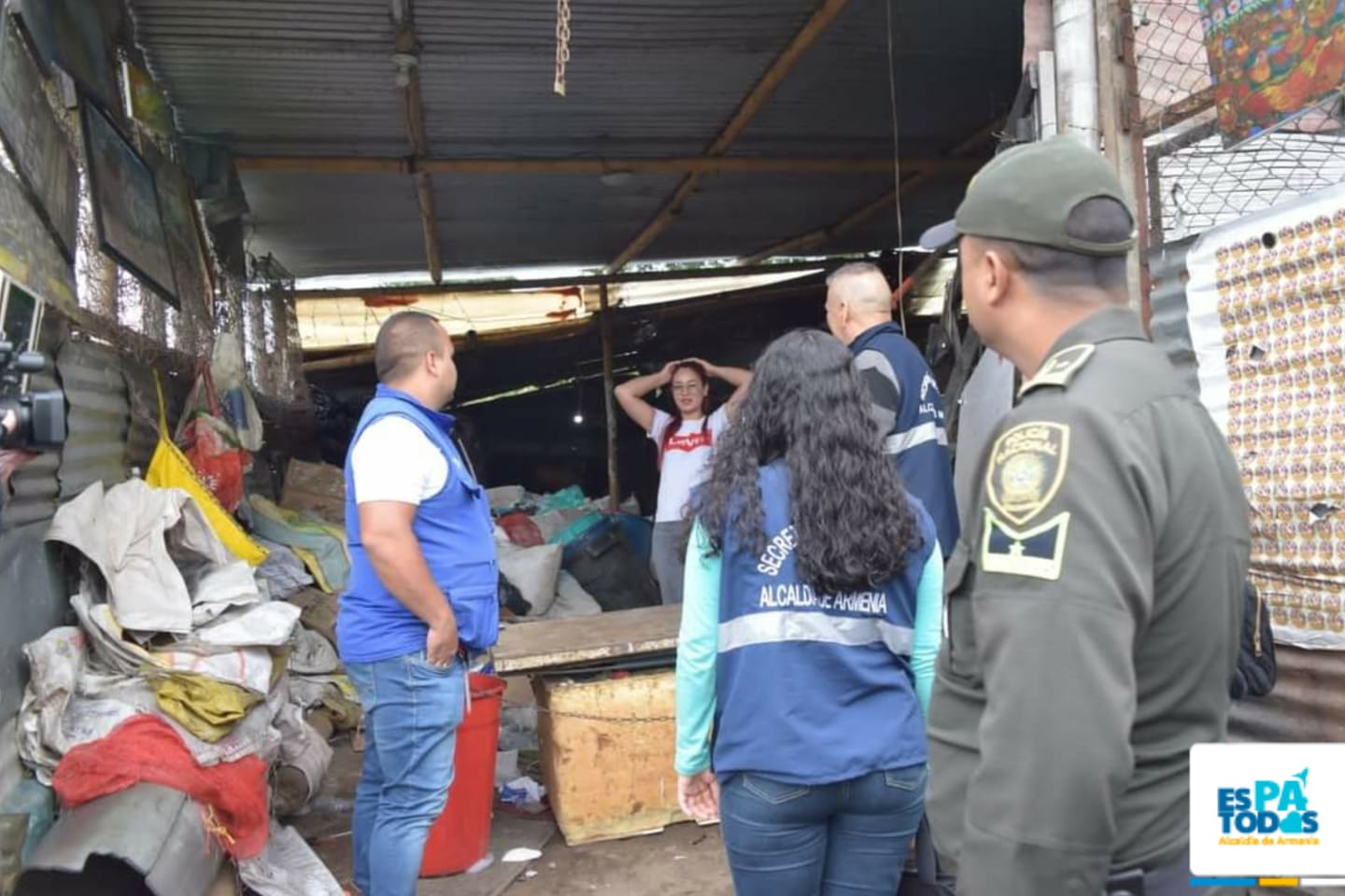 Administración y autoridades adelantaron operativos en chatarrerías, bares, parques y en zona rosa de Armenia