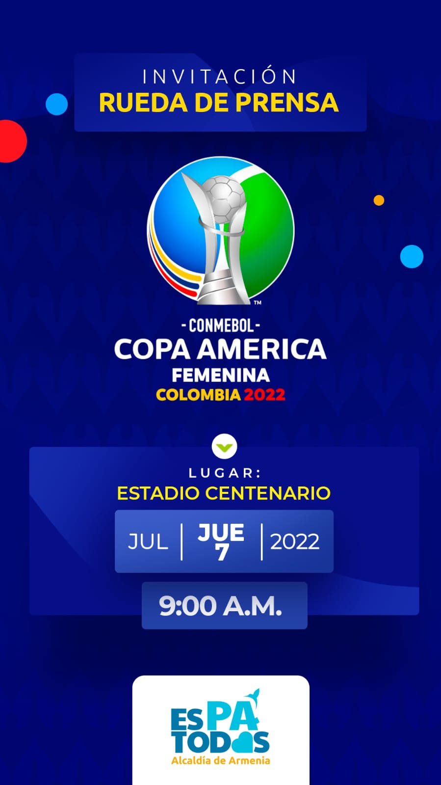 Alcalde visitó el Centenario y confirmó que está listo para la Copa América; inversión: $500 millones