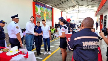 Alcaldía de Palmira celebra 45 años de servicio del Cuerpo de Bomberos Voluntarios de Rozo