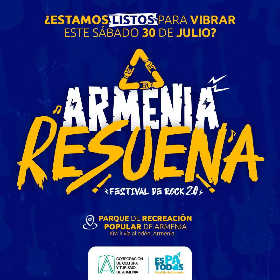 Armenia Resuena, este 30 de julio, en el Parque de Recreación, un festival por el medio ambiente y los animales