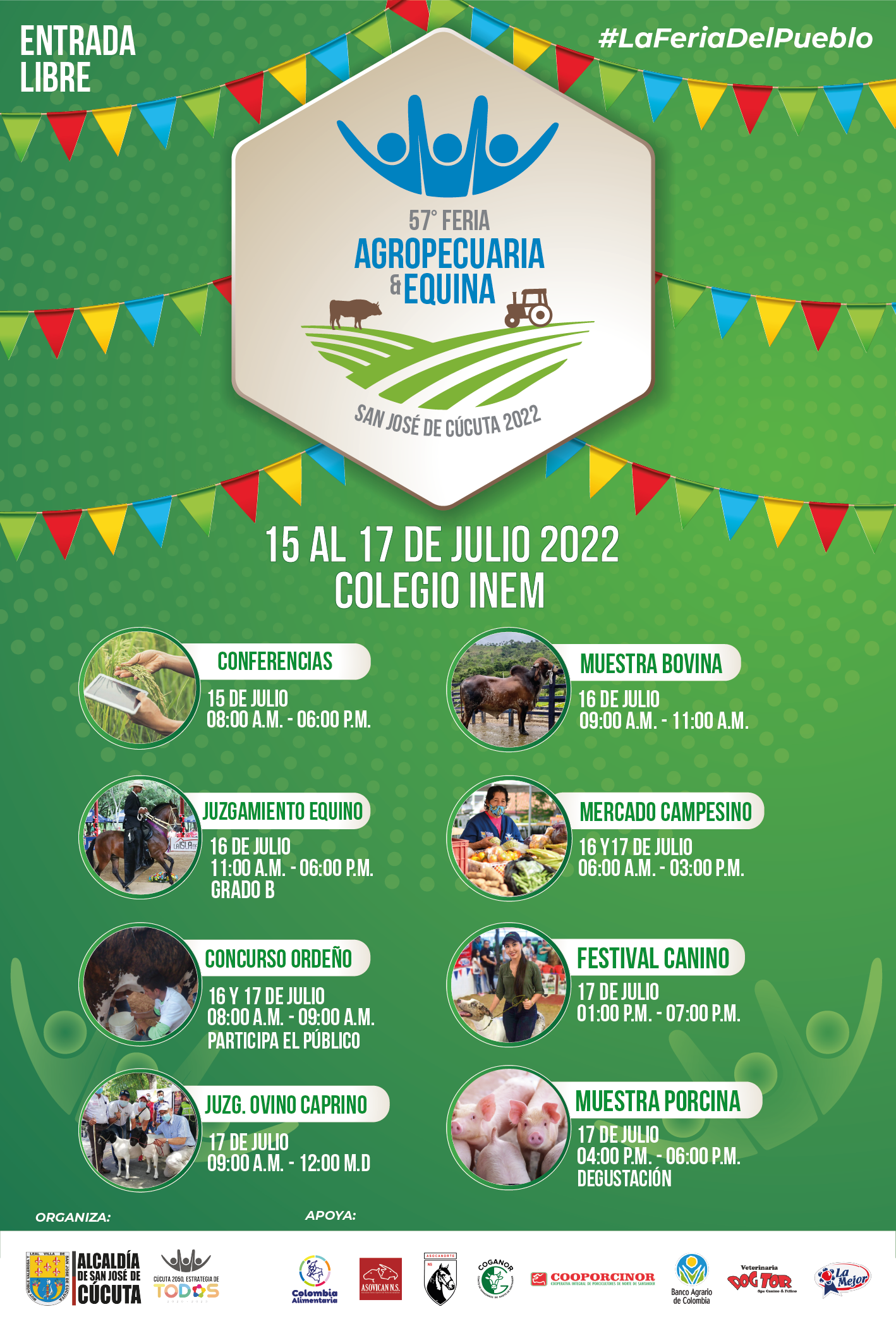 DESPÚES DE 6 AÑOS, CÚCUTA VOLVERÁ A VIBRAR CON LA FERIA AGROPECUARIA Y EQUINA »