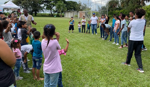 La comunidad de Matapalo disfrutó de una gran jornada de seguridad y convivencia