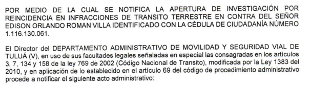NOTIFICACIÓN POR AVISO – RESOLUCIÓN No. 340-59-2308