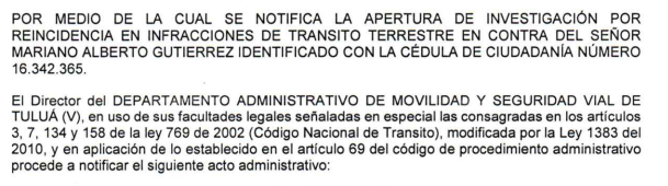 NOTIFICACIÓN POR AVISO – RESOLUCIÓN No. 340-59-2309