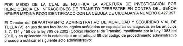 NOTIFICACIÓN POR AVISO – RESOLUCIÓN No. 340-59-2312