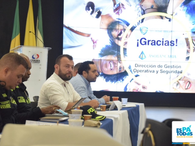 Con trabajo interinstitucional, Alcaldía velará por la seguridad del sector bancario