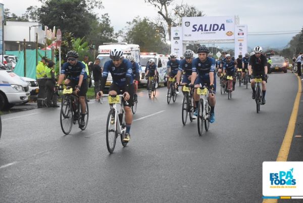 Éxito total en el evento de ciclismo que se desarrolló en el Quindío y que fue apoyado por la alcaldía liderada por Ríos Morales