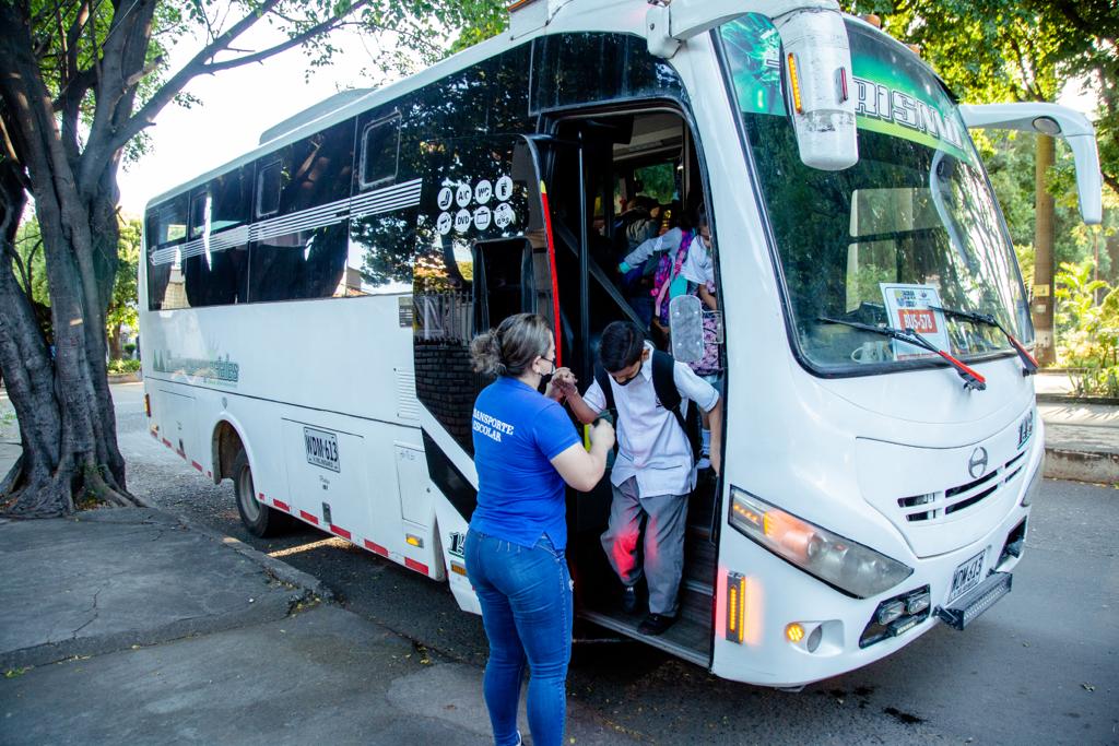 INICIA POR PRIMERA VEZ LA RUTA URBANA DE TRANSPORTE PARA EL INSTITUTO TÉCNICO GUAIMARAL